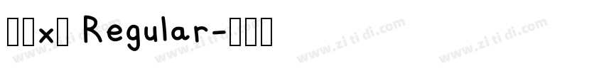 07x5 Regular字体转换